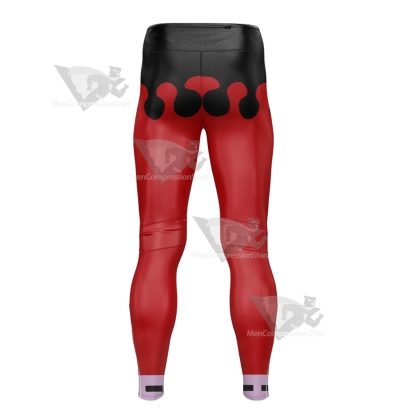 Demon Slayer Douma Red Men Compression Legging