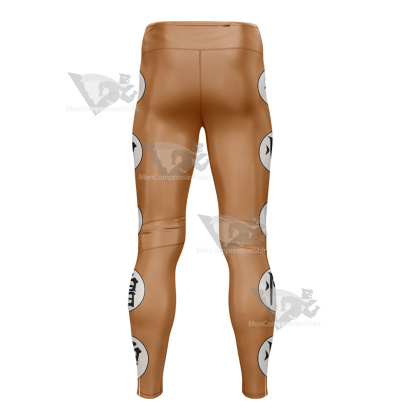Demon Slayer Hantengu Brown Mens Compression Legging