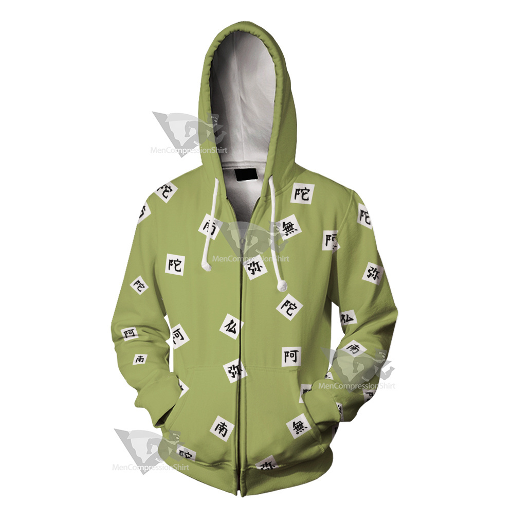 Demon Slayer Himejima Cosplay Zip Up Hoodie