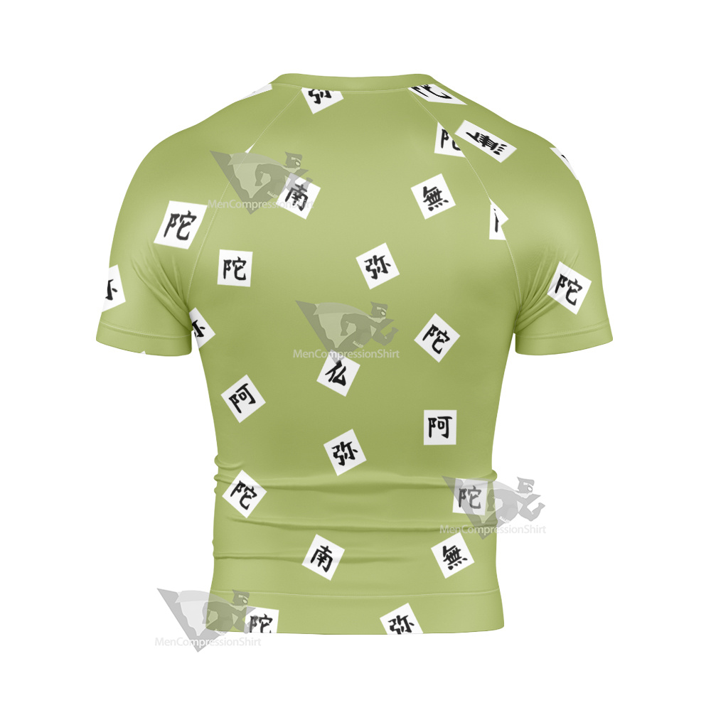 Demon Slayer Himejima Short Sleeve Compression Shirt
