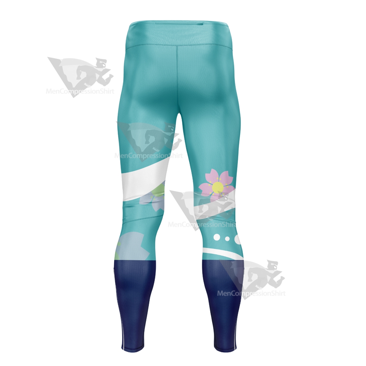 Demon Slayer Inosuke Hashibira Green Men Compression Legging
