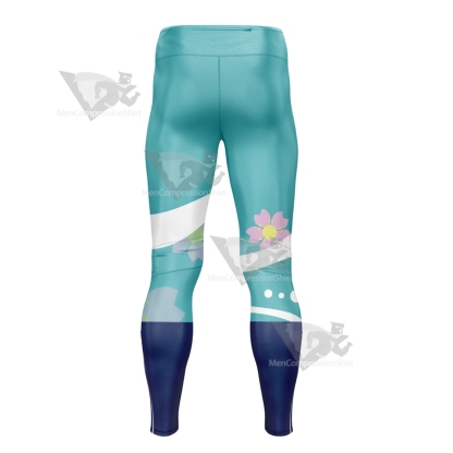 Demon Slayer Inosuke Hashibira Green Men Compression Legging