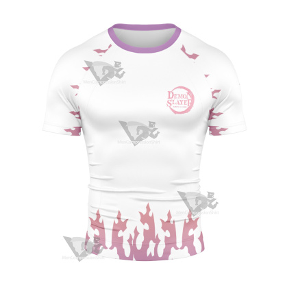 Demon Slayer Kagaya Ubuyashiki Short Sleeve Compression Shirt