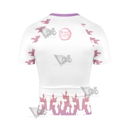 Demon Slayer Kagaya Ubuyashiki Short Sleeve Compression Shirt