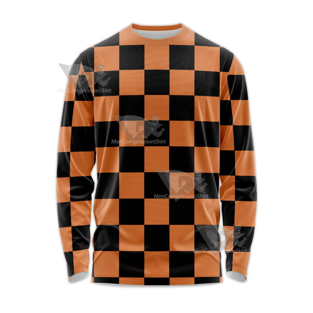 Demon Slayer Kimetsu No Yaiba Tanjuro Kamado Long Sleeve Shirt