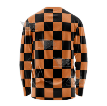 Demon Slayer Kimetsu No Yaiba Tanjuro Kamado Long Sleeve Shirt