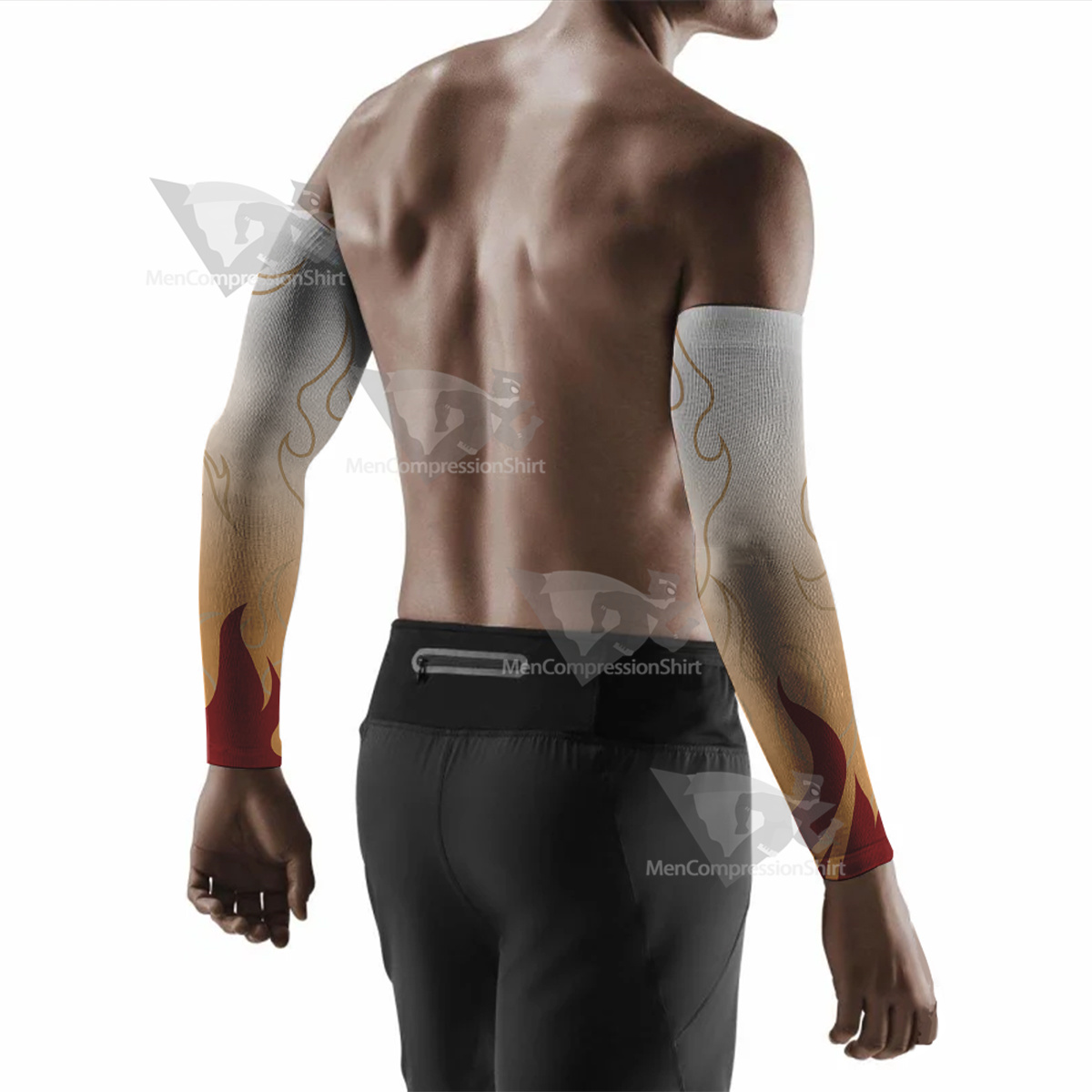 Demon Slayer Kyojuro Rengoku Compression Arm Sleeve