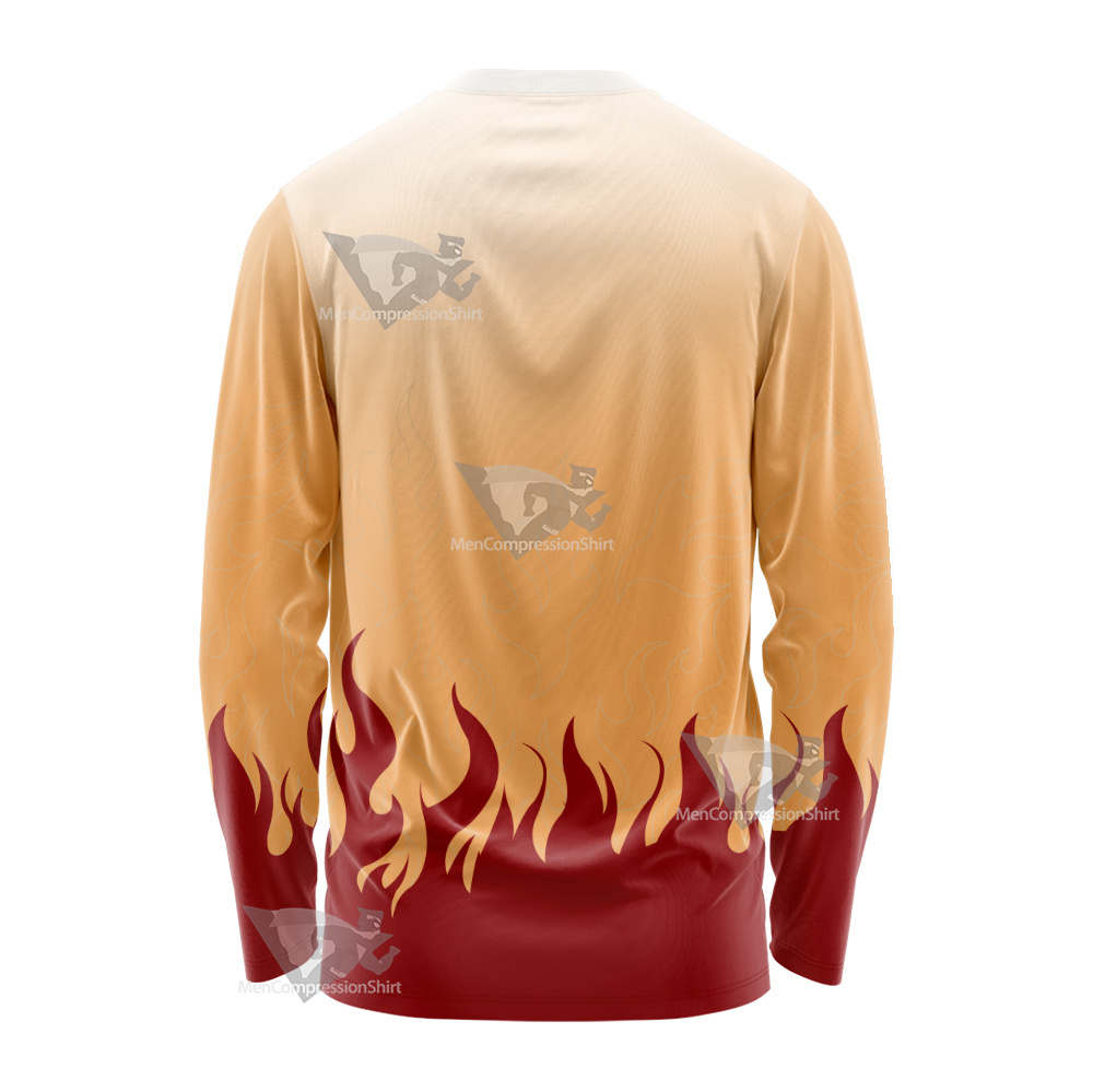 Demon Slayer Kyojuro Rengoku Long Sleeve Shirt