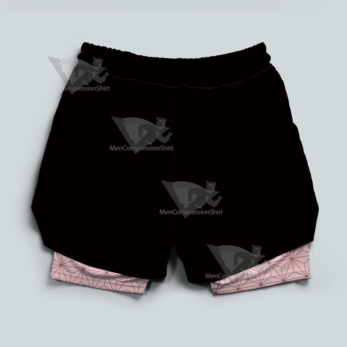 Demon Slayer Nezuko Kamado Men Compression Gym Short