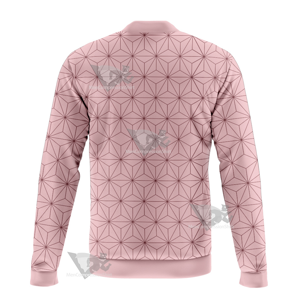 Demon Slayer Nezuko Pink Bomber Jacket