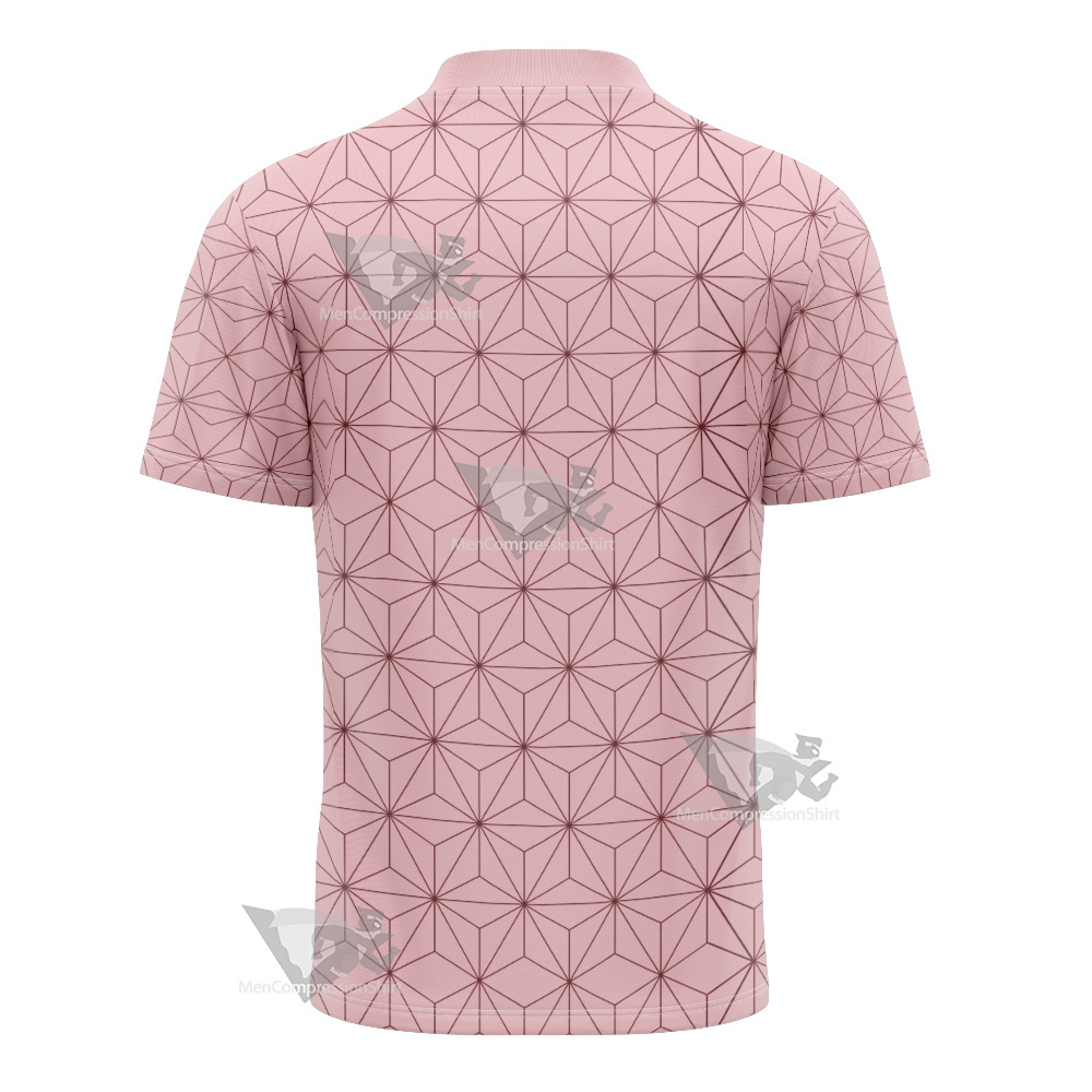 Demon Slayer Nezuko Pink Football Jersey