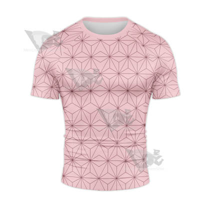 Demon Slayer No Yaiba Nezuko Kamado Rash Guard Compression Shirt