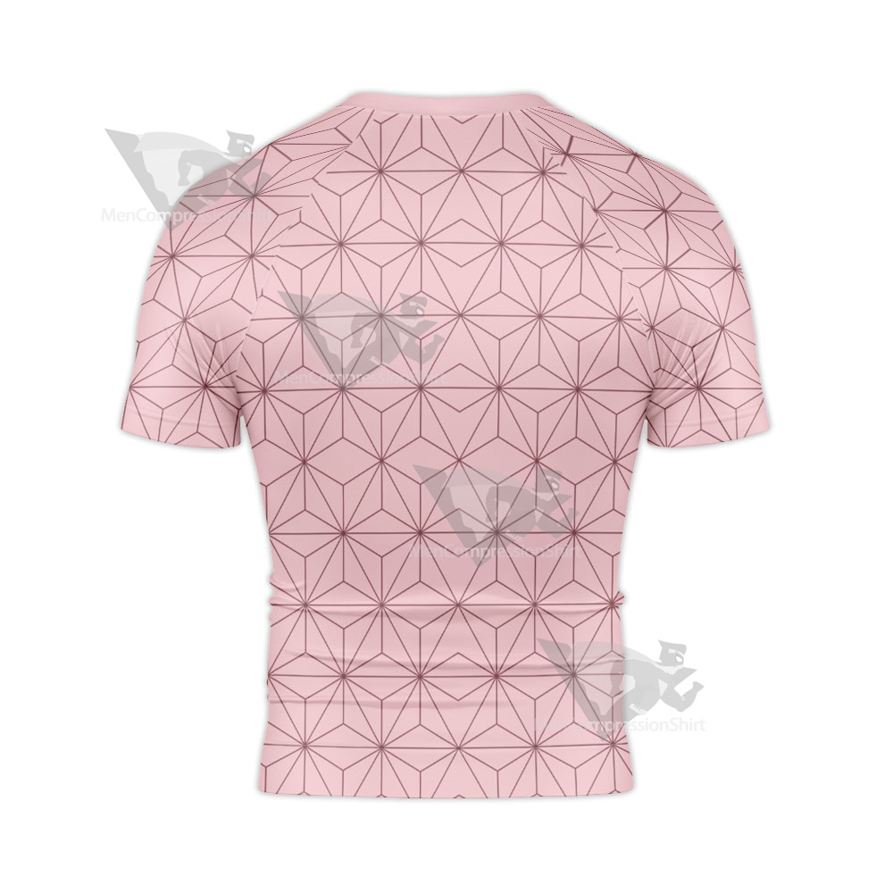 Demon Slayer No Yaiba Nezuko Kamado Rash Guard Compression Shirt
