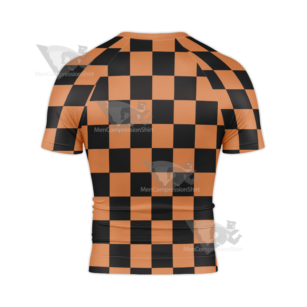 Demon Slayer No Yaiba Tanjuro Kamado Rash Guard Compression Shirt