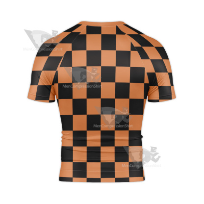 Demon Slayer No Yaiba Tanjuro Kamado Rash Guard Compression Shirt