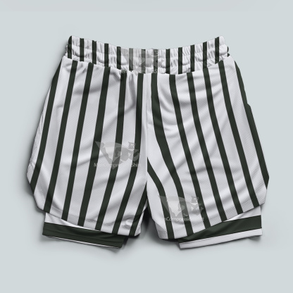 Demon Slayer Obanai Iguro White Men Compression Gym Short