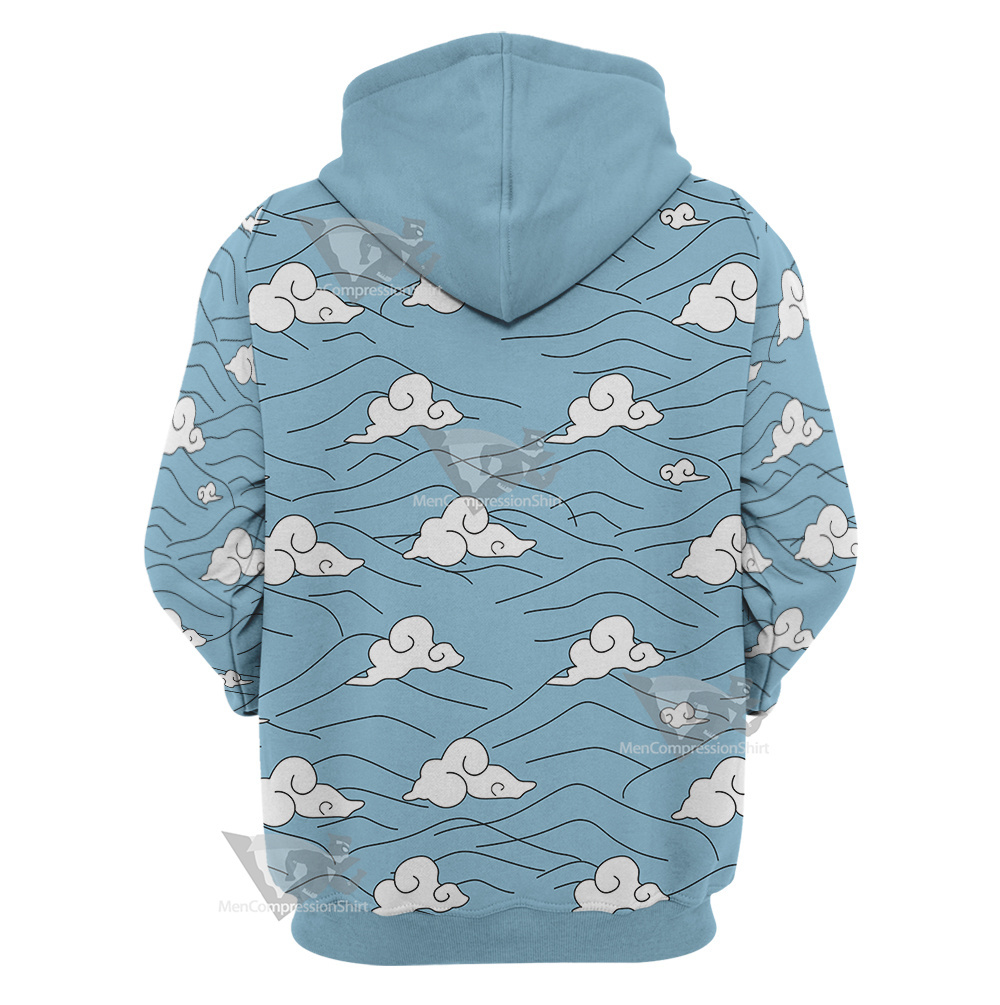 Demon Slayer Sakonji Urokodaki Blue Cosplay Hoodie