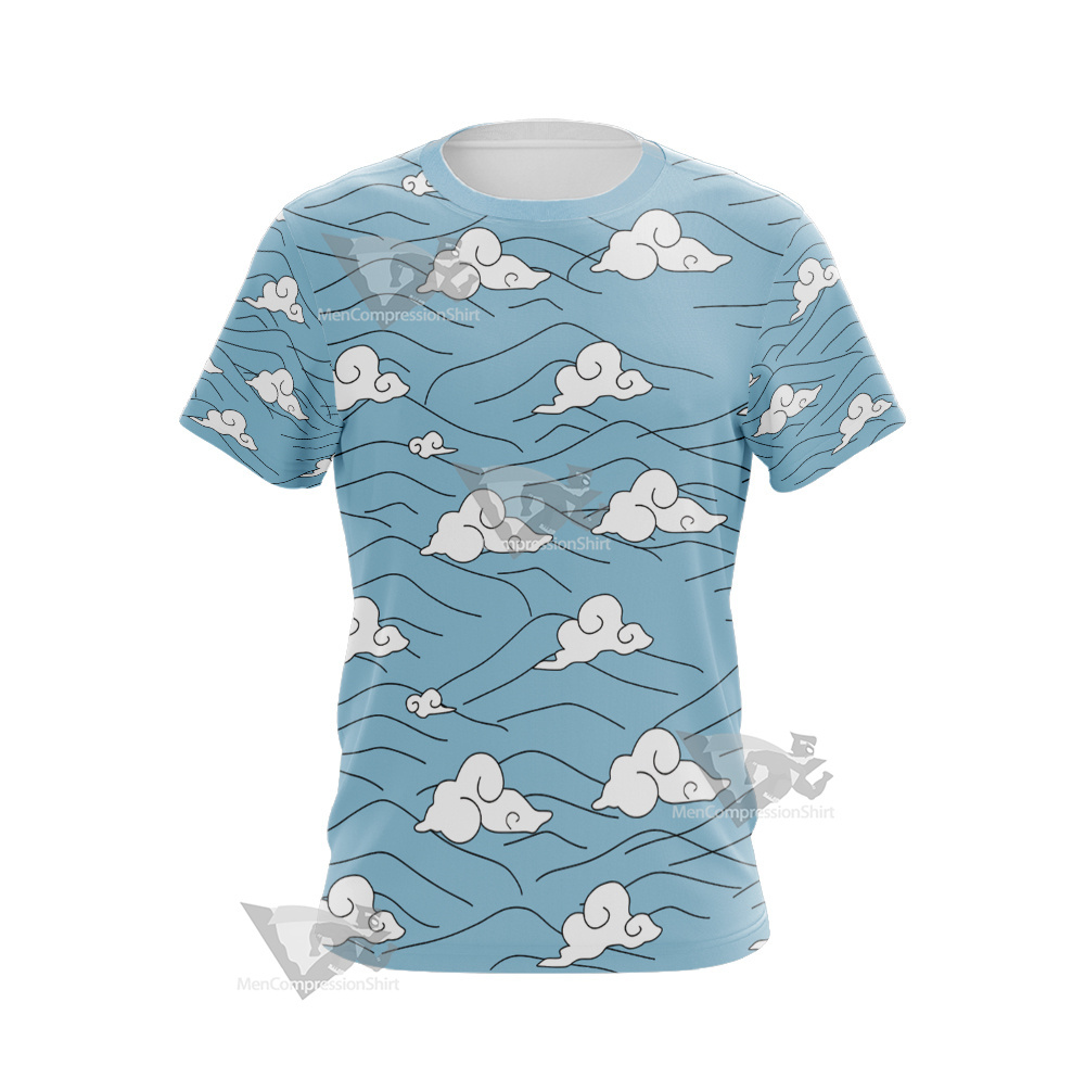 Demon Slayer Sakonji Urokodaki Blue Cosplay T-Shirt