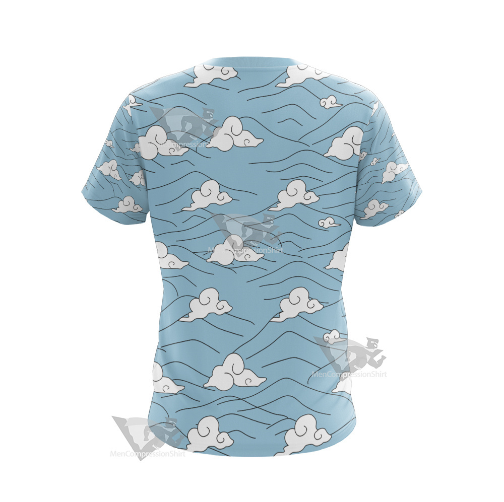 Demon Slayer Sakonji Urokodaki Blue Cosplay T-Shirt
