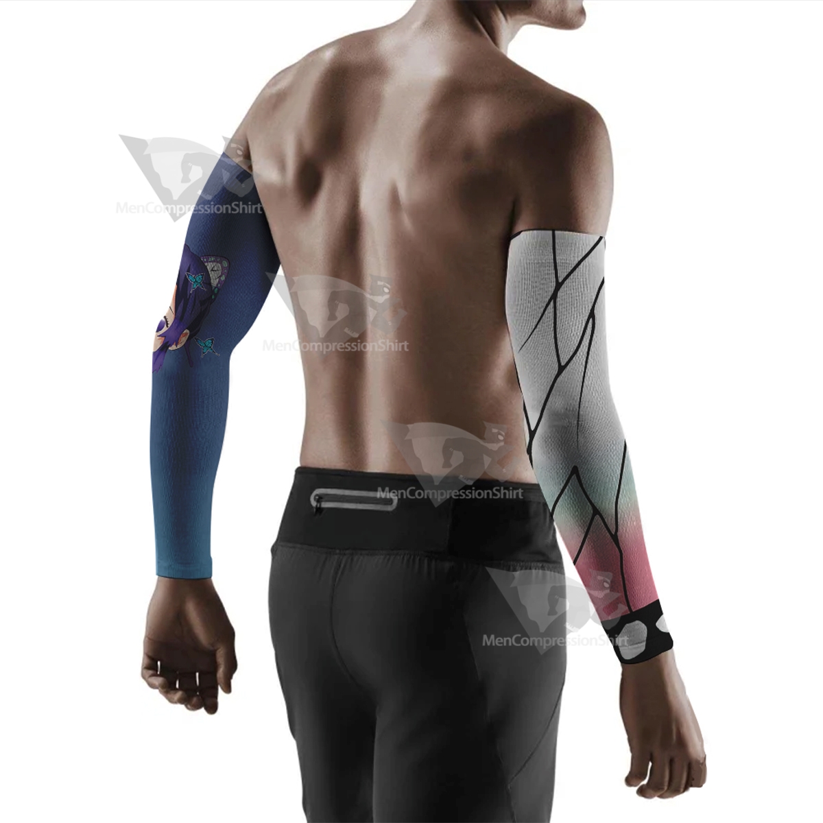 Demon Slayer Shinobu Kocho Anime Compression Arm Sleeve