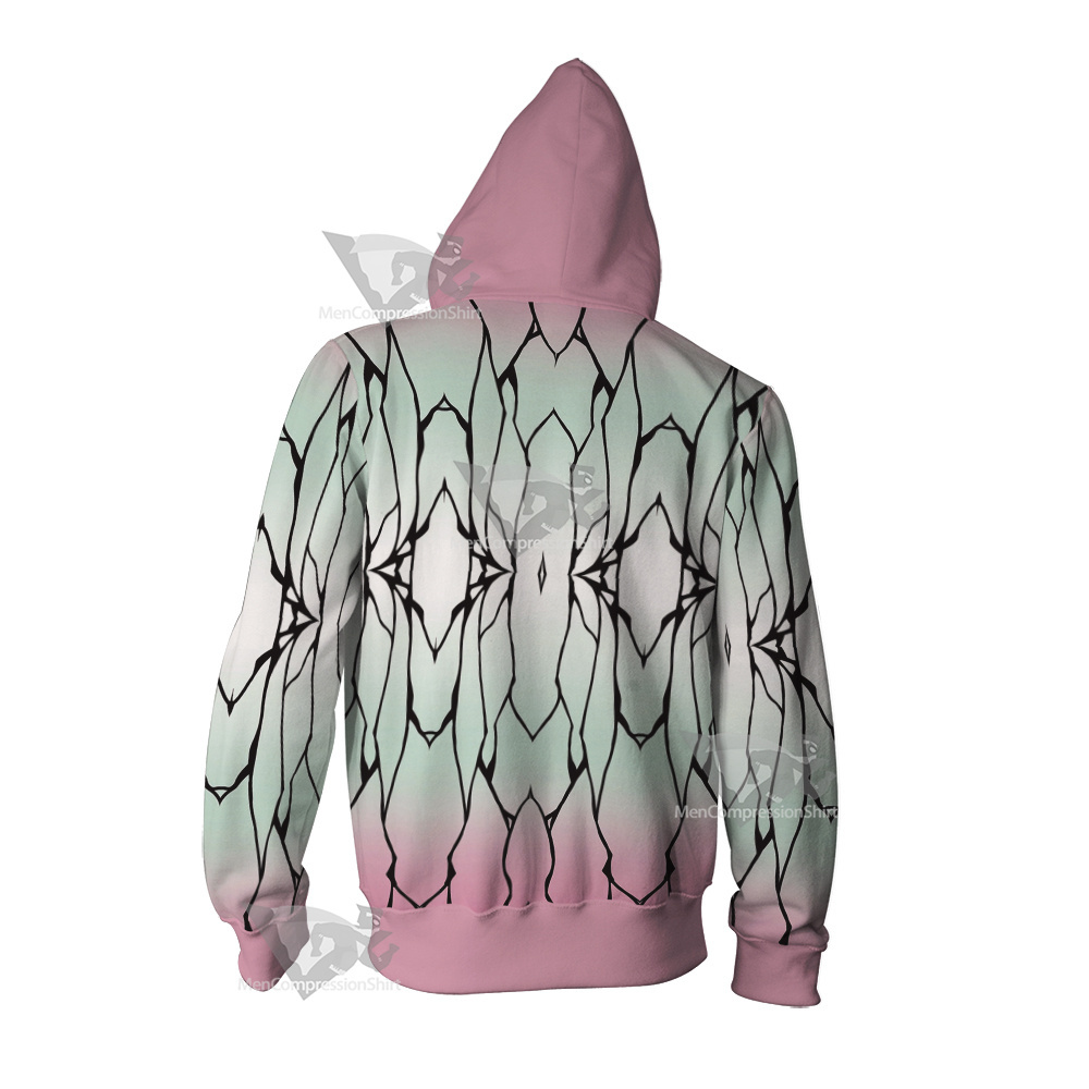 Demon Slayer Shinobu Kocho Cosplay Zip Up Hoodie