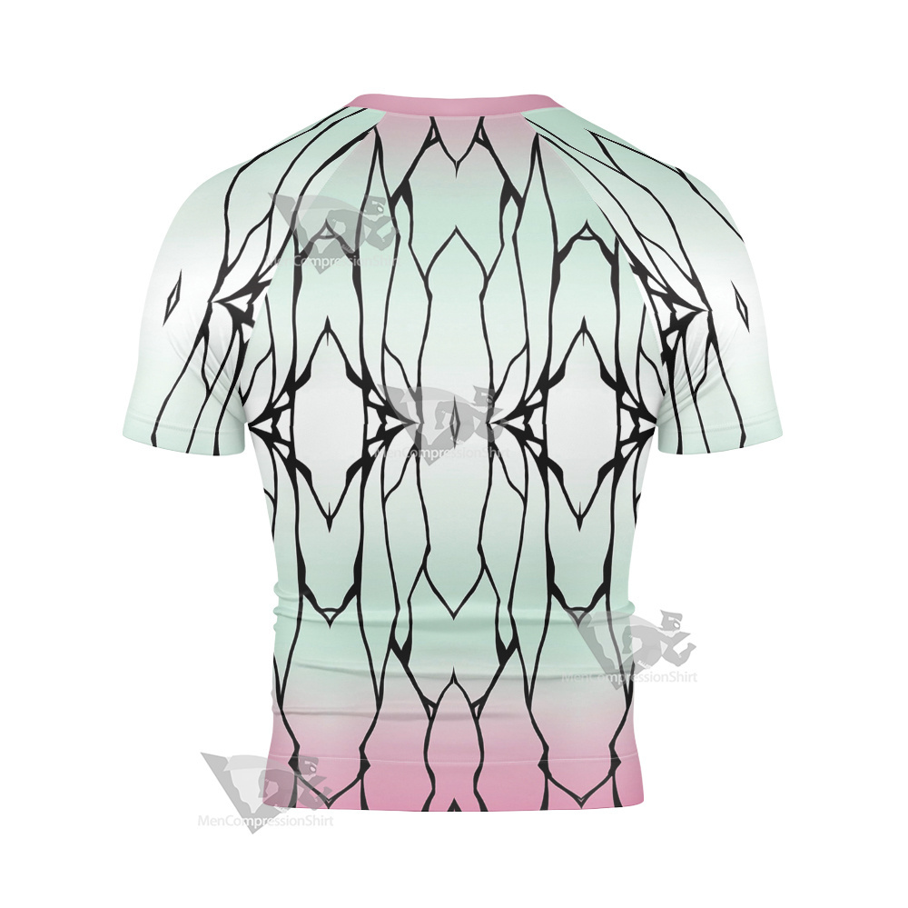 Demon Slayer Shinobu Kocho Short Sleeve Compression Shirt