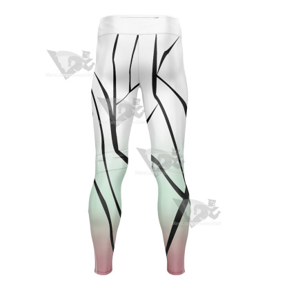 Demon Slayer Shinobu Kocho White Mens Compression Legging