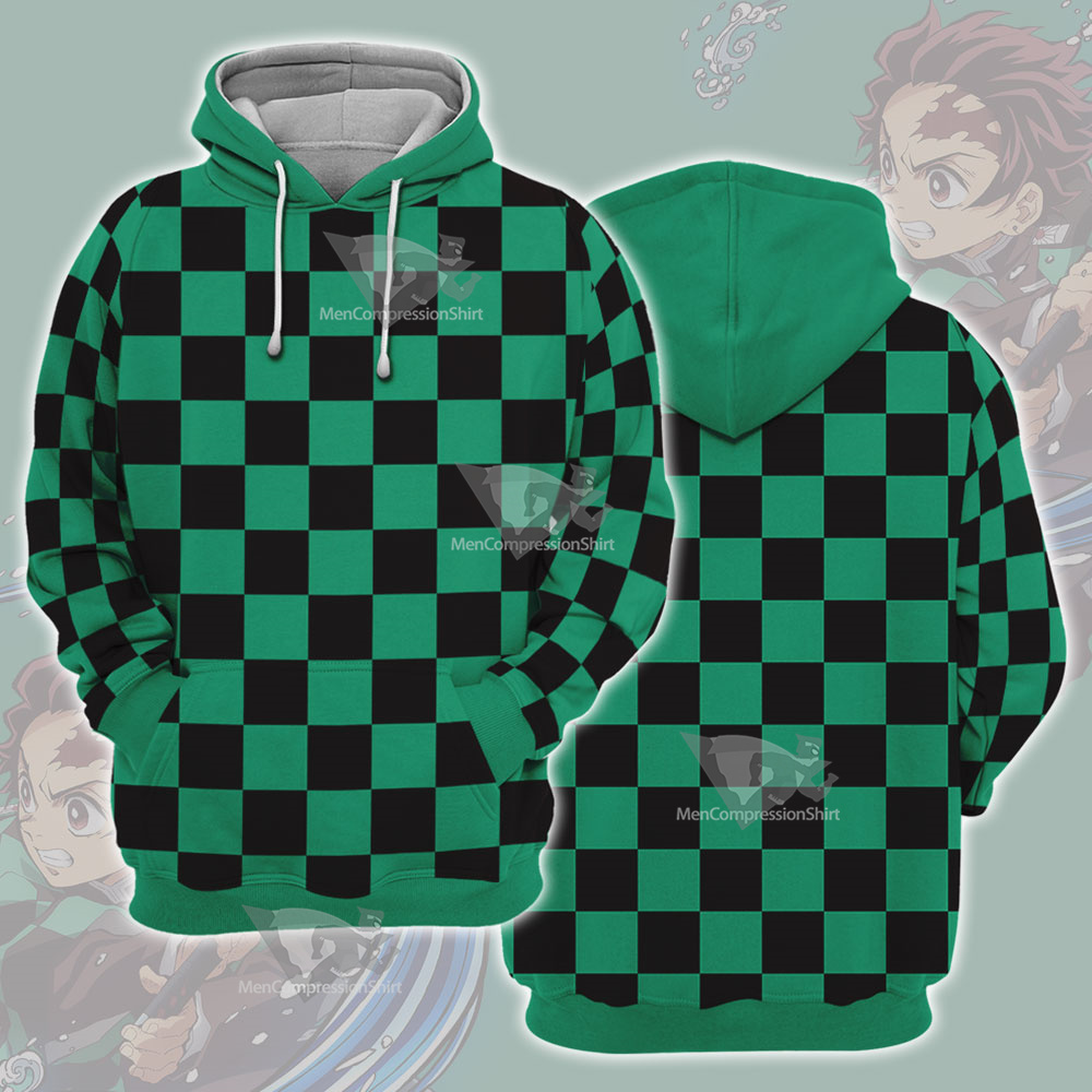 Demon Slayer Tanjiro Kamado Cosplay Hoodie