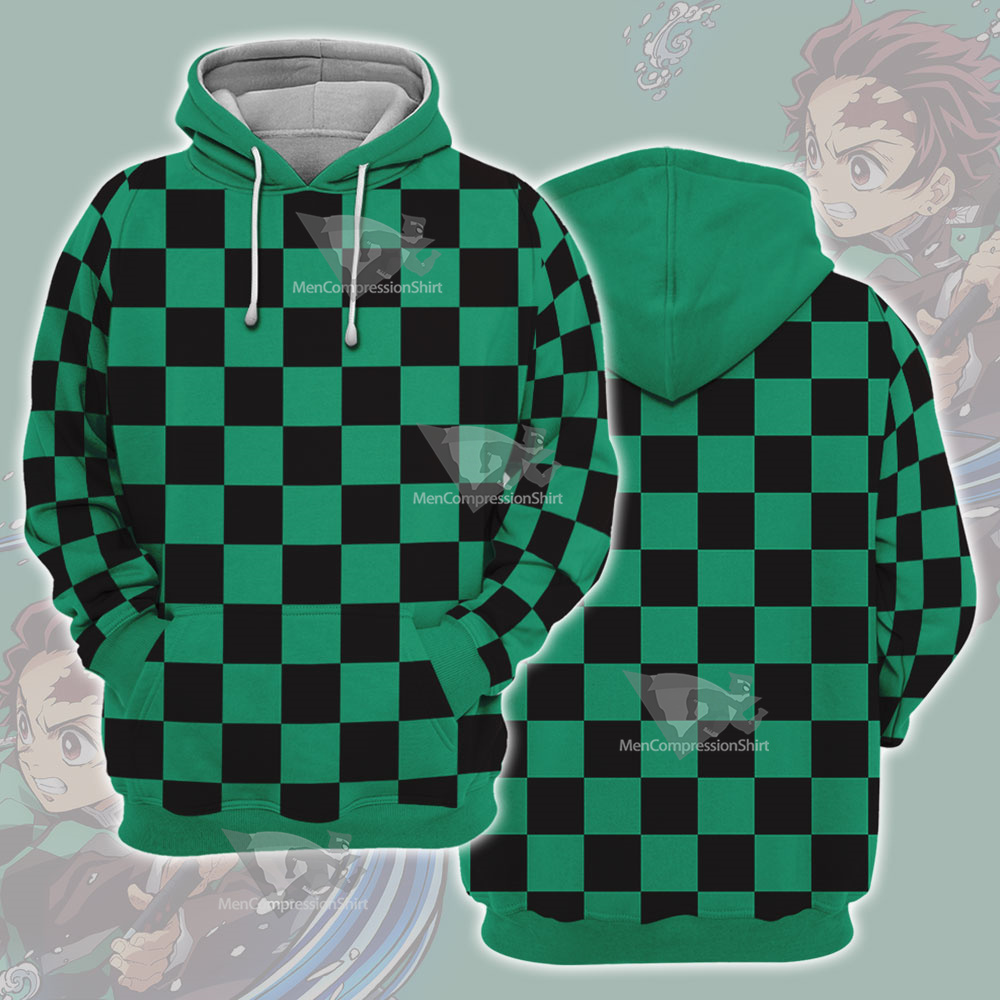 Demon Slayer Tanjiro Kamado Cosplay Hoodie