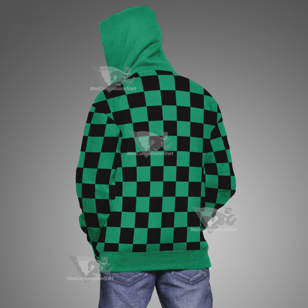 Demon Slayer Tanjiro Kamado Cosplay Hoodie