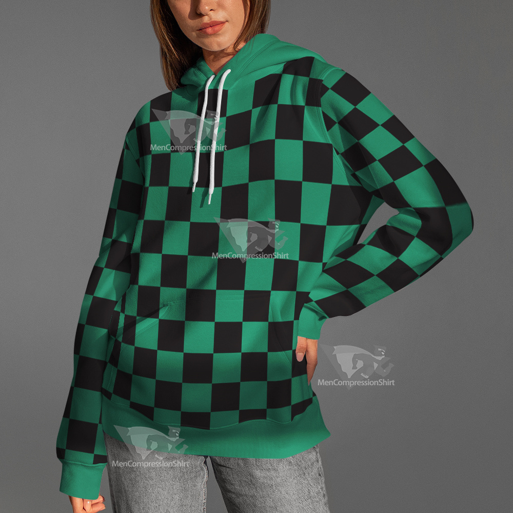 Demon Slayer Tanjiro Kamado Cosplay Hoodie