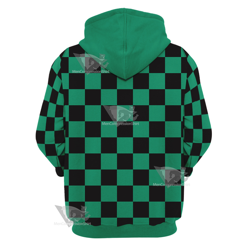 Demon Slayer Tanjiro Kamado Cosplay Hoodie