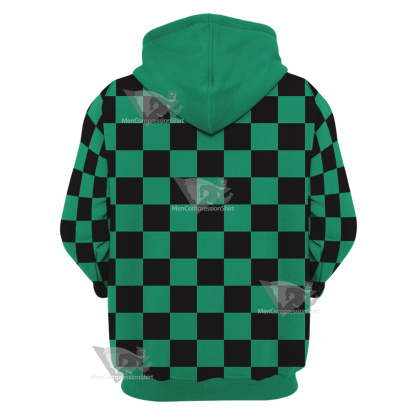 Demon Slayer Tanjiro Kamado Cosplay Hoodie