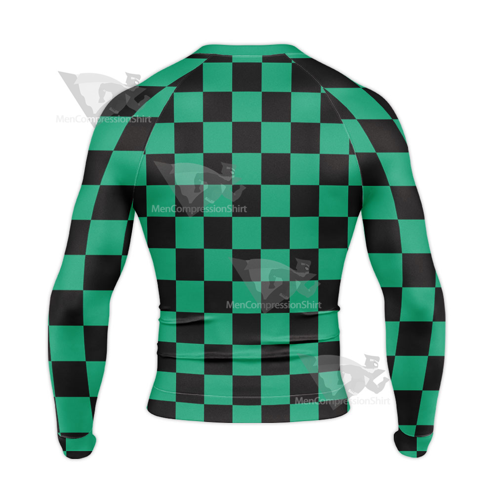 Demon Slayer Tanjiro Kamado Long Sleeve Compression Shirt