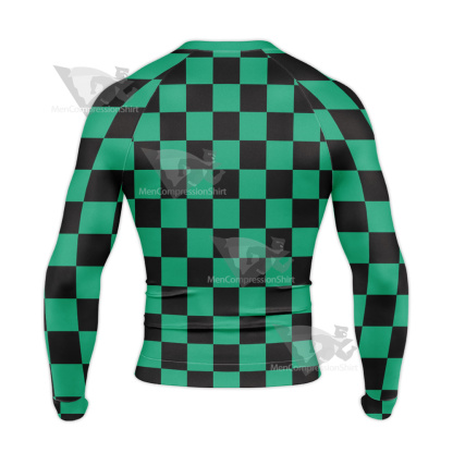 Demon Slayer Tanjiro Kamado Long Sleeve Compression Shirt