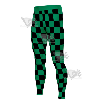 Demon Slayer Tanjiro Kamado Mens Compression Legging-MensCompressionShirt