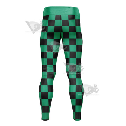 Demon Slayer Tanjiro Kamado Mens Compression Legging-MensCompressionShirt