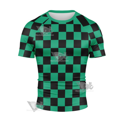 Demon Slayer Tanjiro Kamado Short Sleeve Compression Shirt
