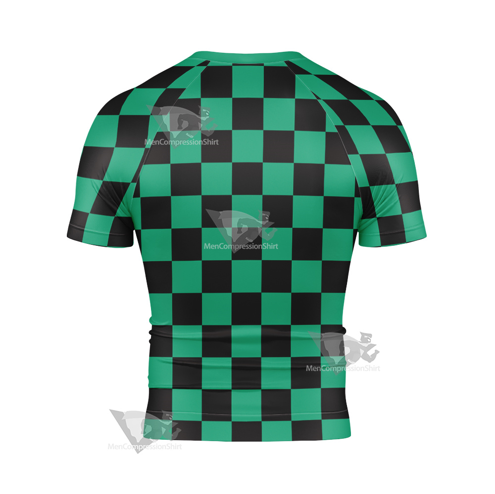 Demon Slayer Tanjiro Kamado Short Sleeve Compression Shirt