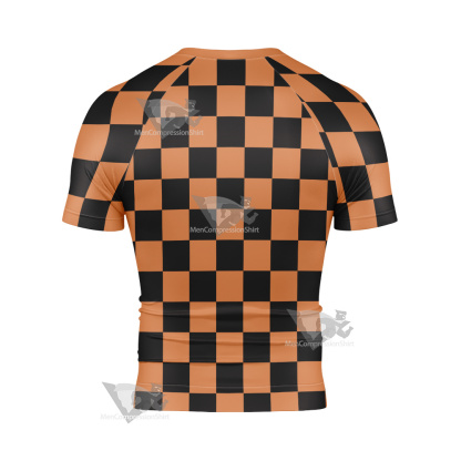 Demon Slayer Tanjuro Kamado Short Sleeve Compression Shirt