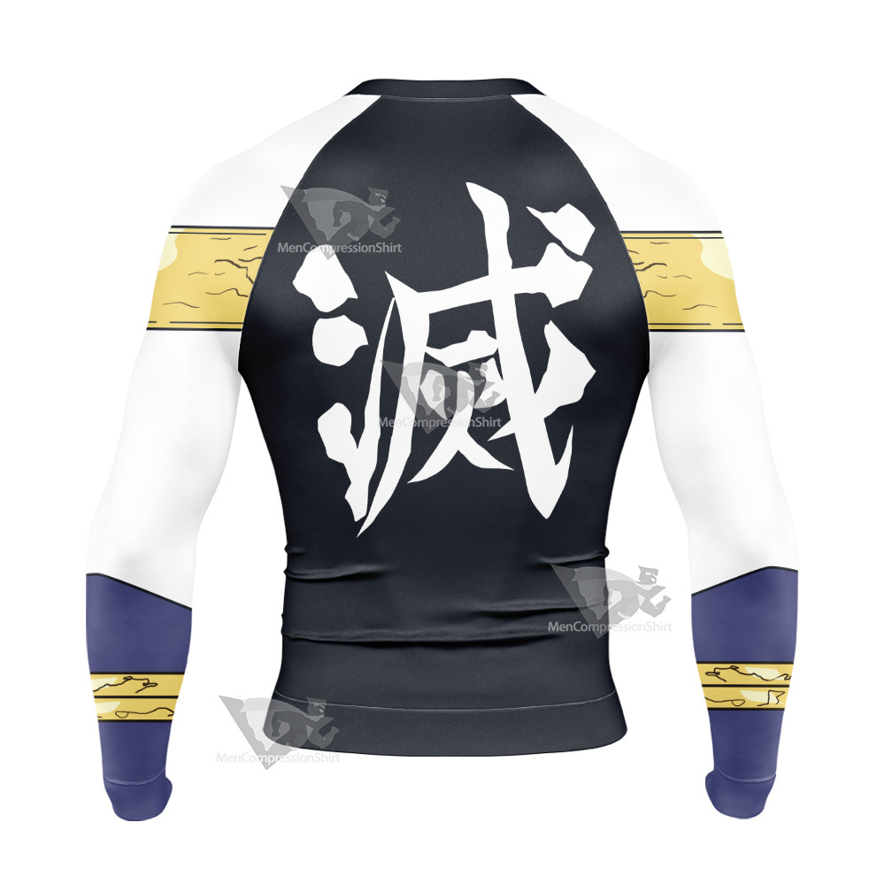 Demon Slayer Tengen Uzui Long Sleeve Compression Shirt