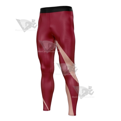 Demon Slayer Tengen Uzui Red Men Compression Legging-MensCompressionShirt