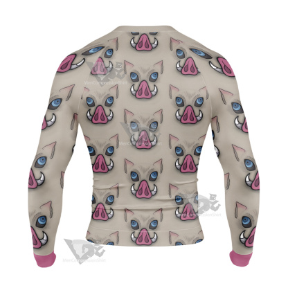 Demon Slayer Wildschwein Head Long Sleeve Compression Shirt
