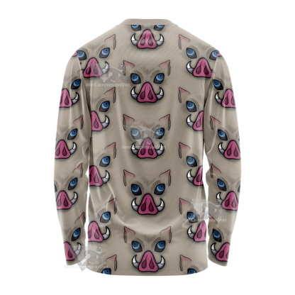 Demon Slayer Wildschwein Head Long Sleeve Shirt