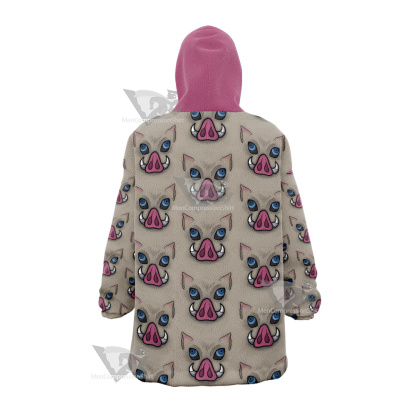 Demon Slayer Wildschwein Head Snug Oversized Blanket Hoodie