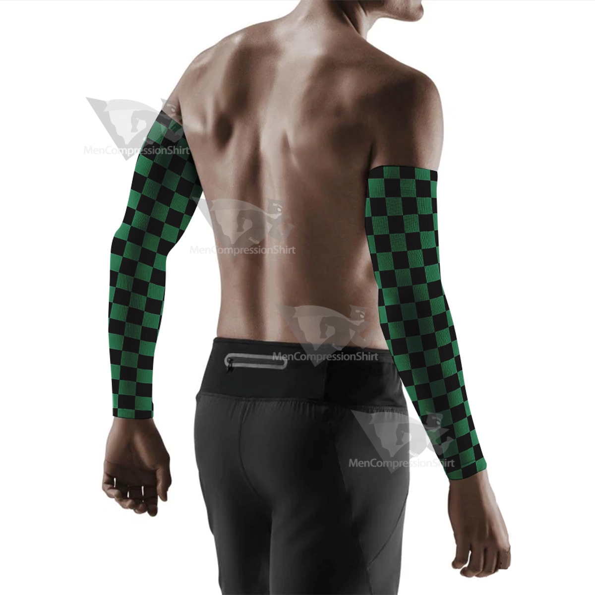 Demon Slayer Yaiba Green Compression Arm Sleeve