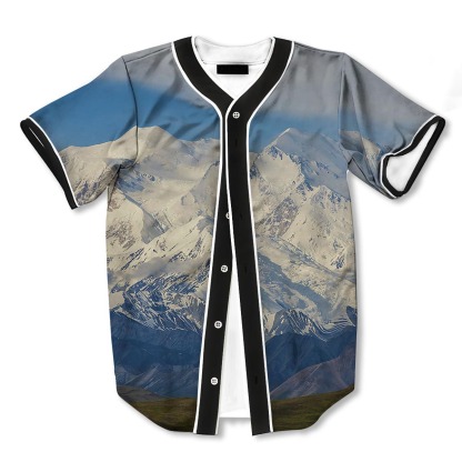Denali Mountain 3d Print Full Size Baseball Jerseys