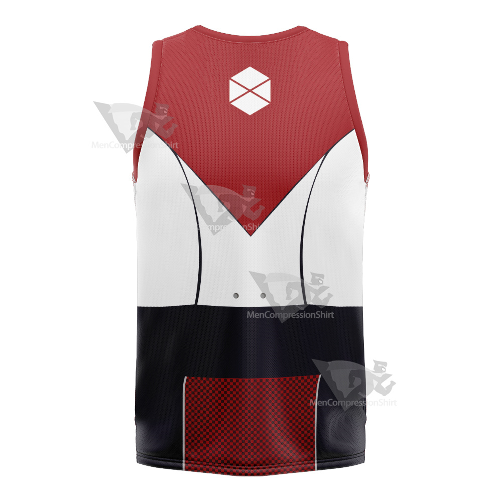 Destiny 2 Titan Cosplay Zip Up Hoodie Basketball Jersey