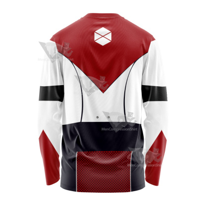 Destiny 2 Titan Cosplay Zip Up Hoodie Long Sleeve Shirt