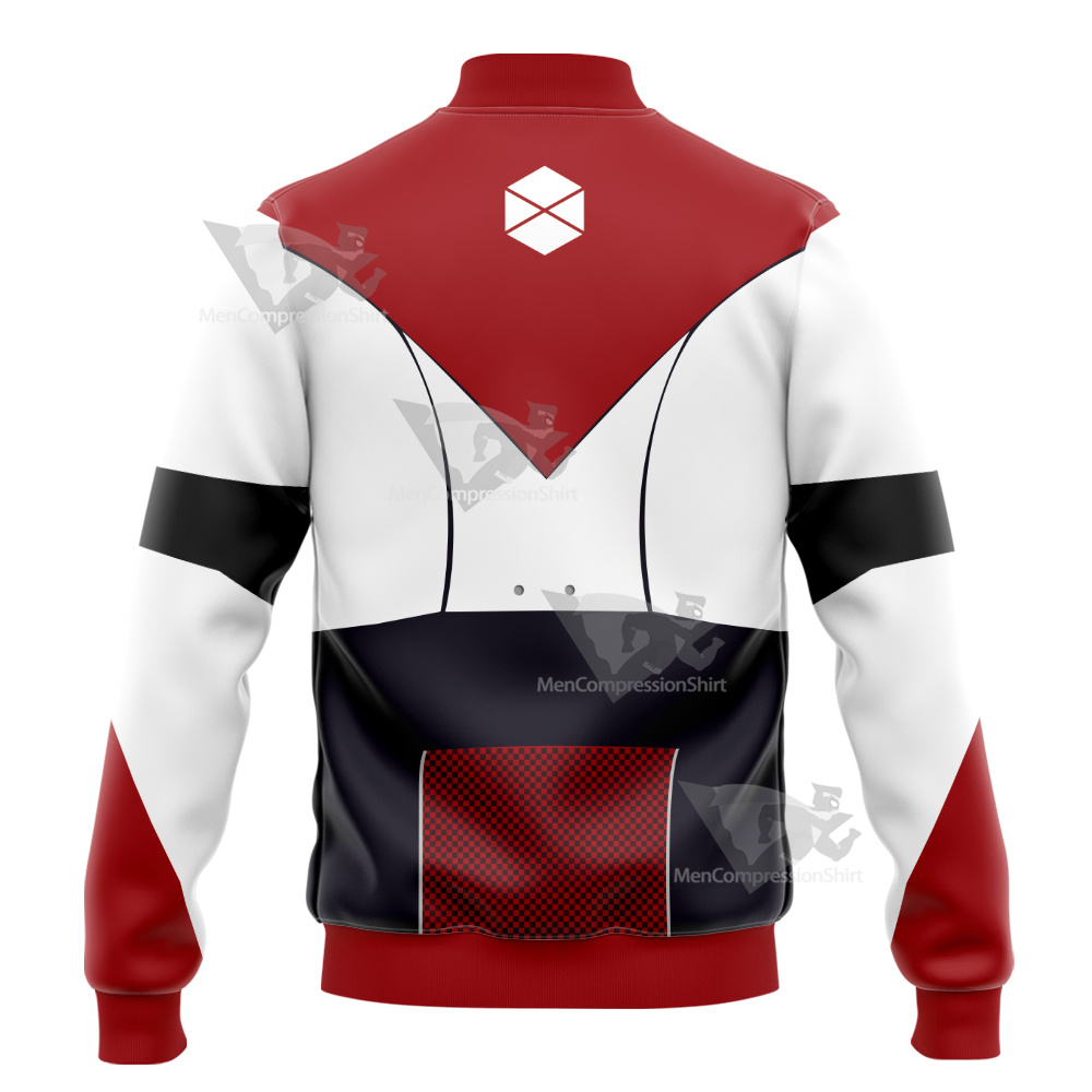 Destiny 2 Titan Cosplay Zip Up Hoodie Varsity Jacket